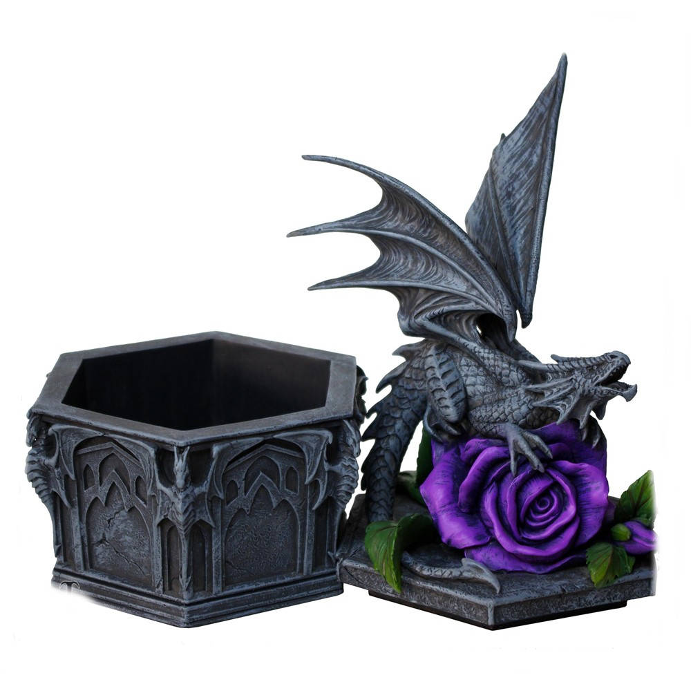 Nemesis Now - Dragon Beauty Dekorative Schachtel - Mehrfarben